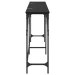 vidaXL Table console Chêne noir 180 x 30 x 75 cm Bois d'ingénierie