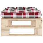 vidaXL Pouf palette de jardin bois de pin imprégné
