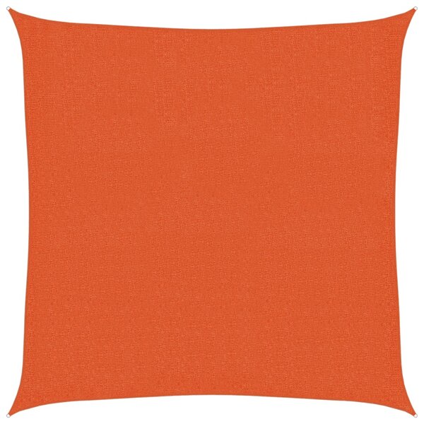 vidaXL Voile d'ombrage 160 g/m² Orange 2 5x2 5 m PEHD