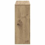 vidaXL Table console Rayé Chêne Artisanal 101 x 29 x 74 cm
