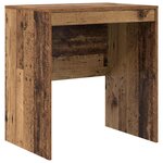 vidaXL Bureau avec rangement 2 Pièces Bois Ancien 70 x 50 x 76 cm