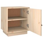 vidaXL Table de chevet 40x34x45 cm Bois de pin solide