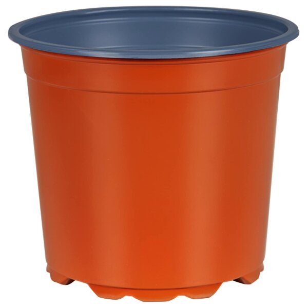vidaXL Pot à fleurs 200 Pièces Terre cuite Ø 15 x 13 cm Plastique