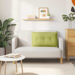 vidaXL Coussin de Dos Vert clair 80 x 19 x 50 cm tissu