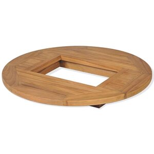 vidaXL Dessus de table de bière Teck 70 cm