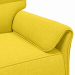 vidaXL Canapé 100  polyester  cadre en métal  MDF  Contreplaqué