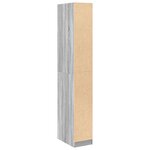 vidaXL Garde-robe sonoma gris 30x50x200 cm bois d'ingénierie
