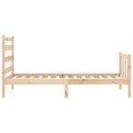 vidaXL Cadre de lit sans matelas 90x200 cm bois de pin massif