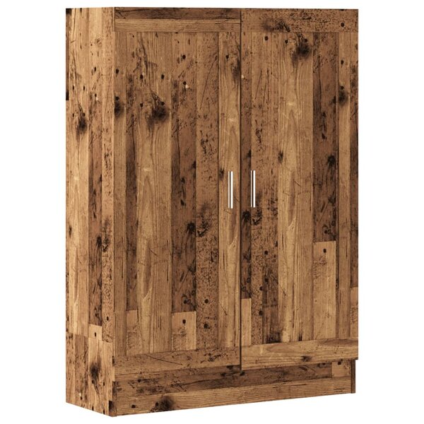 vidaXL Bibliothèque vieux bois 82 5x30 5x115 cm bois d'ingénierie
