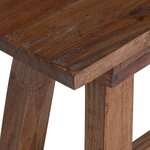 vidaXL banc Naturel 50 5 x 25 x 47 5 cm Bois massif d'acajou