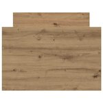 vidaXL Cadre de lit sans matelas chêne artisanal 90x190 cm