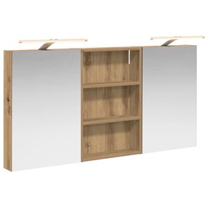 vidaXL Ensemble de Meubles de Salle de Bain 3 Pièces 120 x 10 5 x 60 5 cm