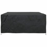 vidaXL Housse pour mobilier d'extérieur Noir 300 x 250 x 100 cm 600D