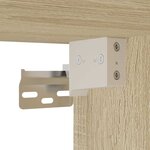 vidaXL Ensemble de meubles de salle de bain 2 Pièces chêne sonoma