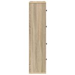 vidaXL Bibliothèque chêne sonoma 60x24x101 5 cm bois d'ingénierie