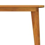 vidaXL Table de jardin 110x110x75 cm Bois d'acacia solide