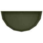 vidaXL Jardinière Vert olive 120 x 60 x 50 cm Acier