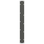vidaXL Pieds de table à manger en forme de V 2 pièces Anthracite 100 x (72-73 3) cm Acier