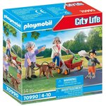 PLAYMOBIL 70990 - City Life Grands-parents avec petit-fils