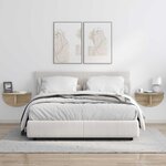 vidaXL Étagère Murale Chêne Sonoma 38 x 19 x 19 cm Bois d'ingénierie