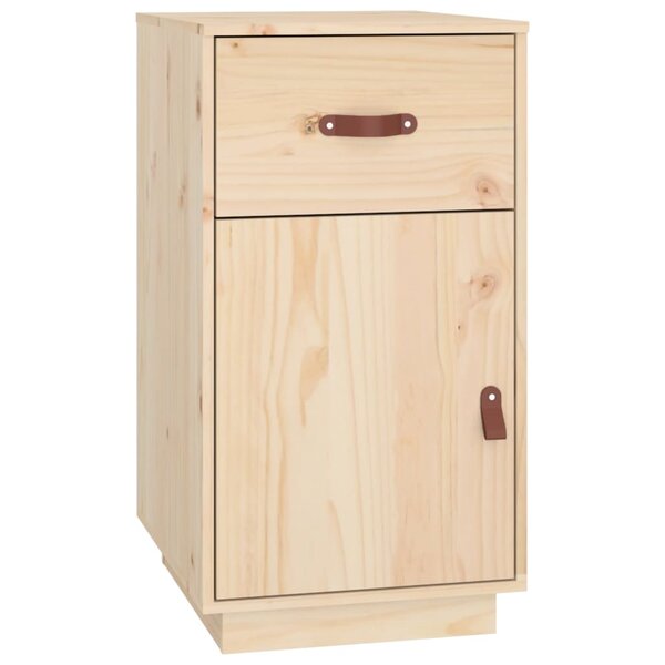 vidaXL Armoire de bureau 40x50x75 cm Bois massif de pin