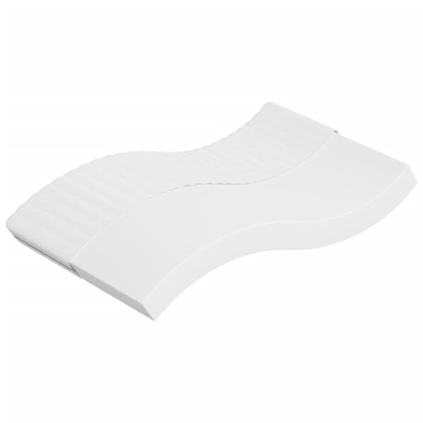 vidaXL Matelas en mousse moyennement doux 100x200 cm
