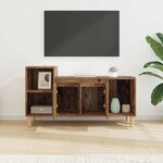 vidaXL Meuble TV Bois Ancien 100 x 35 x 55 cm Bois d'ingénierie