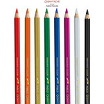 Crayons de couleur pablo  étui métal de 18 caran d'ache