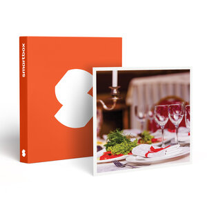 SMARTBOX - Coffret Cadeau Cadeau de Noël gourmet : dîner avec boissons pour 2 - Gastronomie