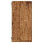 vidaXL Étagères cube murales 6 Pièces vieux bois 30x15x30 cm