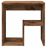 vidaXL Tables de chevet 2 Pièces vieux bois 40x30x40 cm bois d'ingénierie