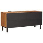vidaXL Meuble TV avec étagère Finition Acacia Brun 105 x 33 x 46 cm
