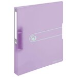 Classeur 2 anneaux 25 mm easy orga to go Pastel Dos de 38 mm Lilas Transparent HERLITZ