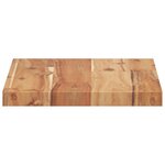 vidaXL Étagères flottantes 2 Pièces 40x20x2 cm acacia massif à l'huile