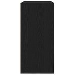vidaXL Buffet latéral Chêne noir 79x38x80 cm Bois d'ingénierie