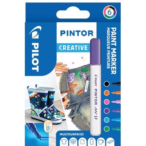 Marqueur à pigment pintor  extrafin set de 6 'creative pilot