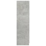 vidaXL Garde-robe Gris béton 80x52x180 cm Aggloméré