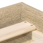 vidaXL Cadre de lit sans matelas chêne sonoma 120x190 cm