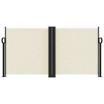 vidaXL Auvent latéral rétractable crème 120x1000 cm