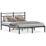 vidaXL Cadre de lit sans matelas chêne sonoma 140x190 cm