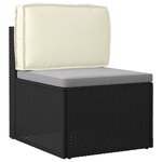 vidaXL Coussin pour dossier de palette Crème 60 x 40 x 12 cm