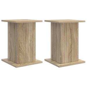 vidaXL Support de Plante 2 pc Chêne Sonoma 30 5 x 30 x 43 cm