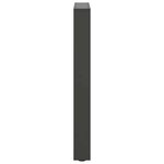 vidaXL Pieds de table à manger Anthracite 2 pièces 50 x (72-73) cm Acier