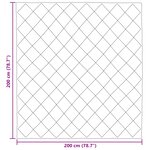 vidaXL Duvet complet toute l'année Vert et Anthracite 200 x 200 cm