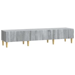 vidaXL Meuble TV Sonoma gris 147 x 34 5 x 30 cm Bois d'ingénierie