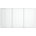 Tableau magnétique panneau écriture école maison bureau pliable 120 x 80 x 1 7 cm aluminium 02_0045520