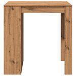 vidaXL Table de bar chêne artisanal 102x70x103 5 cm bois d'ingénierie