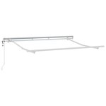 vidaXL Cadre de Store Électrique Rétractable 3x2 cm Métal