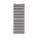 vidaXL Store plissé anthracite 40x150 cm largeur du tissu 39 4 cm