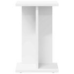vidaXL Support de Plante Blanc 25 x 25 5 x 40 5 cm Bois d'ingénierie